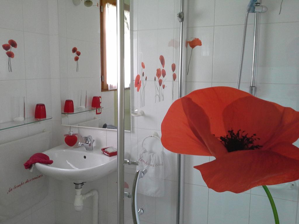 Chambres D'Hotes Au Temps Des Cerises Jumièges Exteriör bild